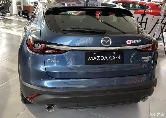到店实拍2021款马自达cx4恒星蓝涂装很大方配hudbose音响