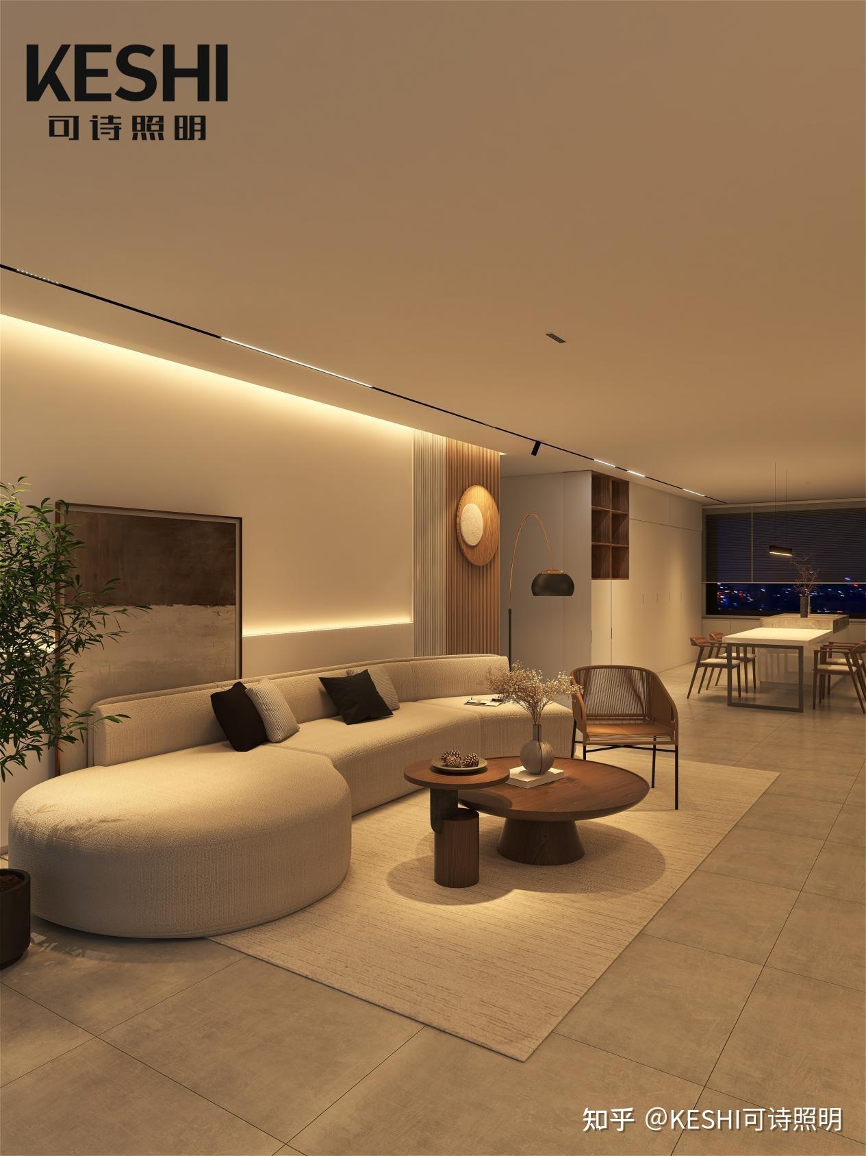 无主灯的魅力 尽在keshi可诗照明全屋灯光设计