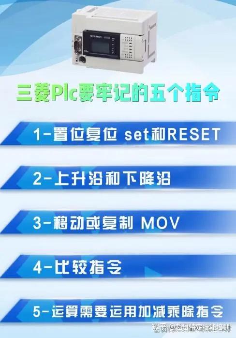 三菱PLC编程指令记住这5个就稳了! - 知乎