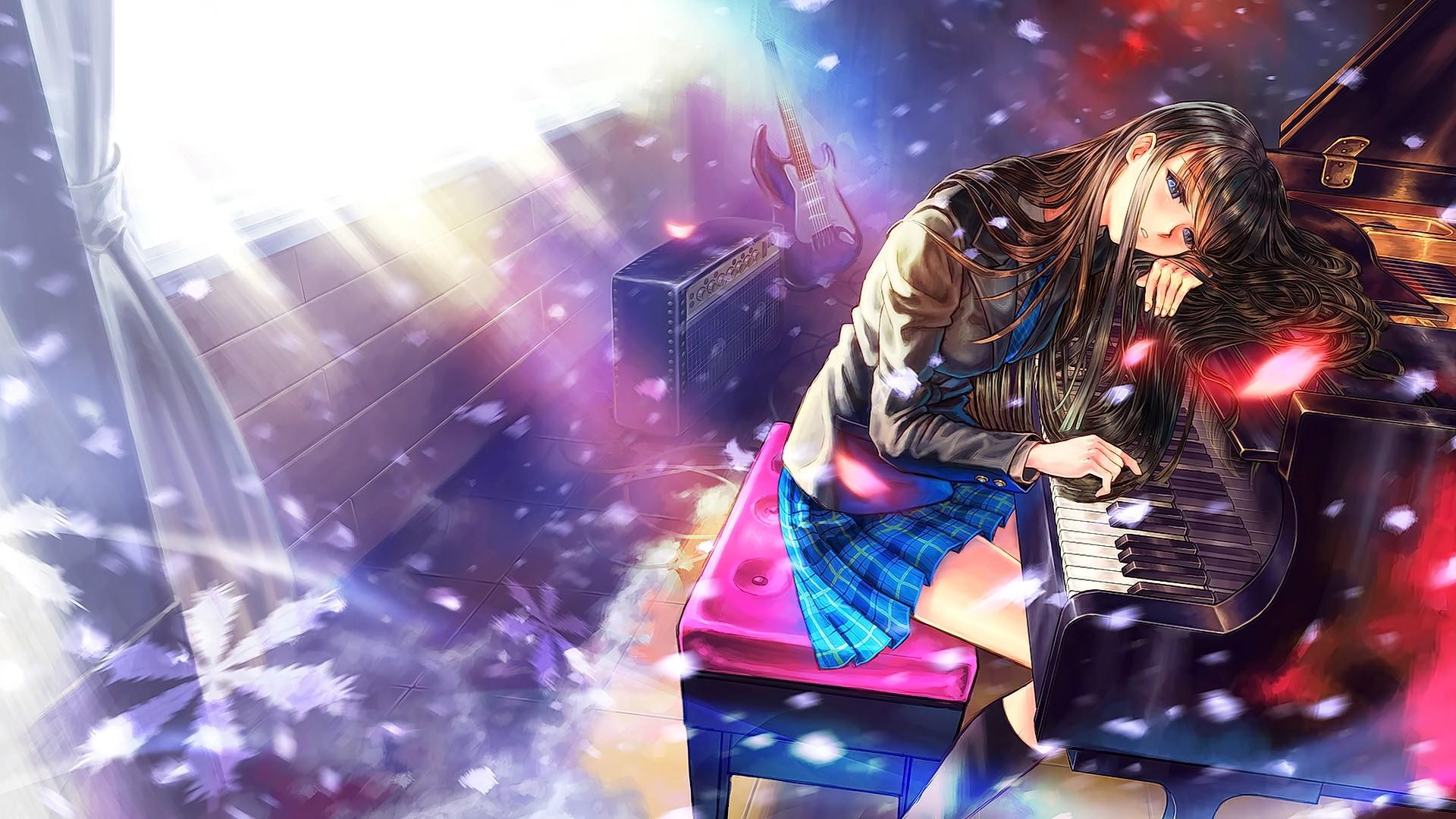 有没有弹钢琴的壁纸呐