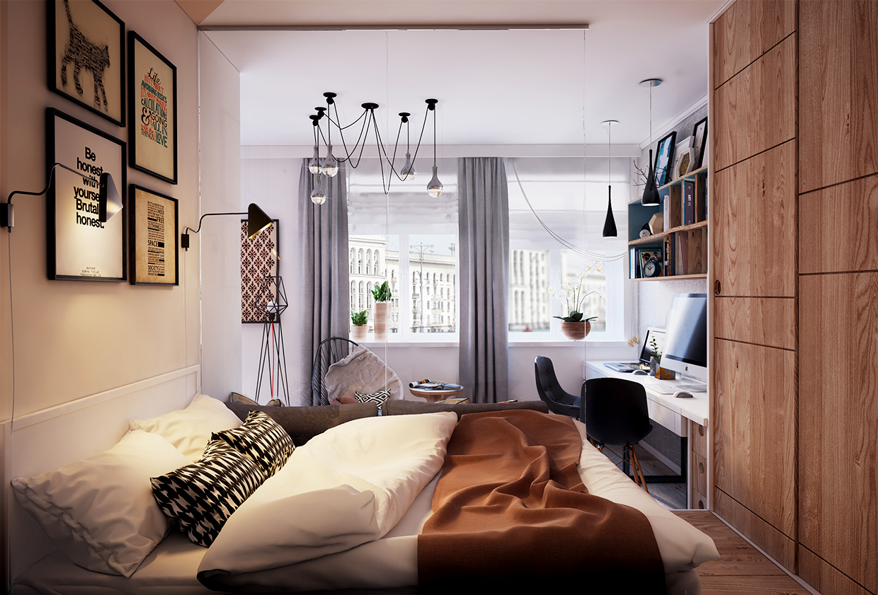 小户型装修这个单身公寓惊艳到我了