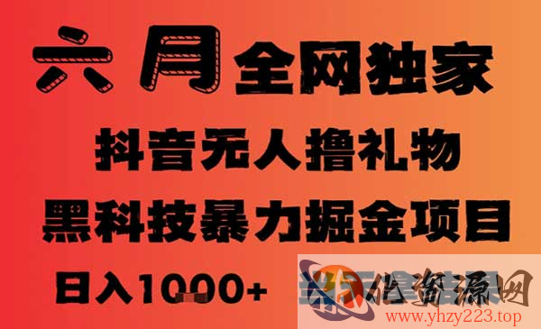 抖音无人直播撸音浪_wwz