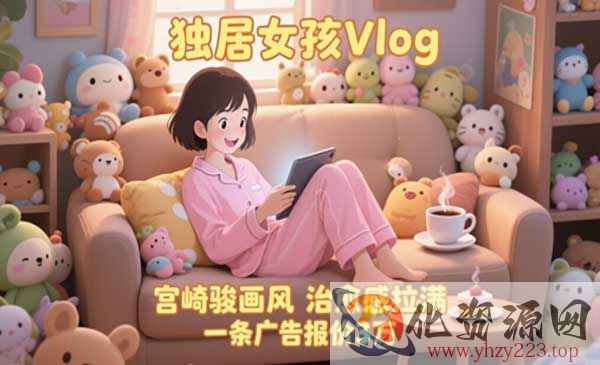 AI制作独居女孩Vlog_wwz