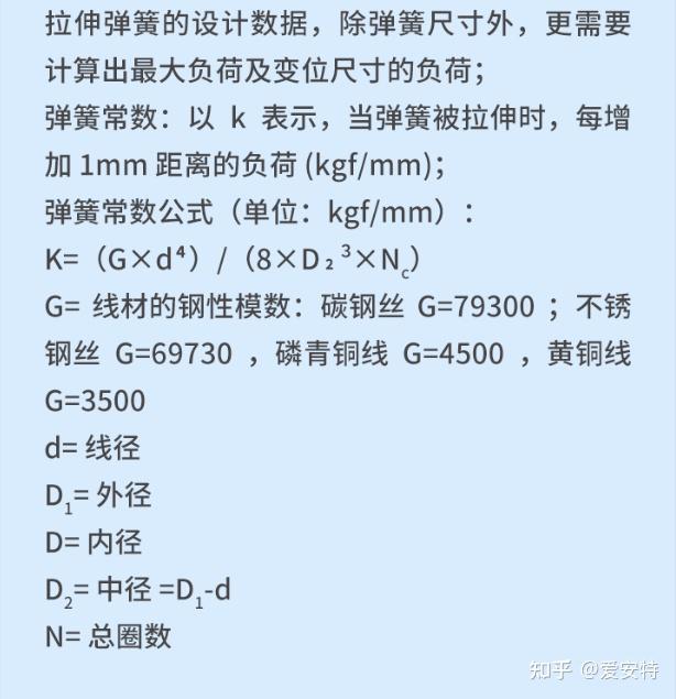 爱安特:一文带你了解拉伸弹簧 - 知乎