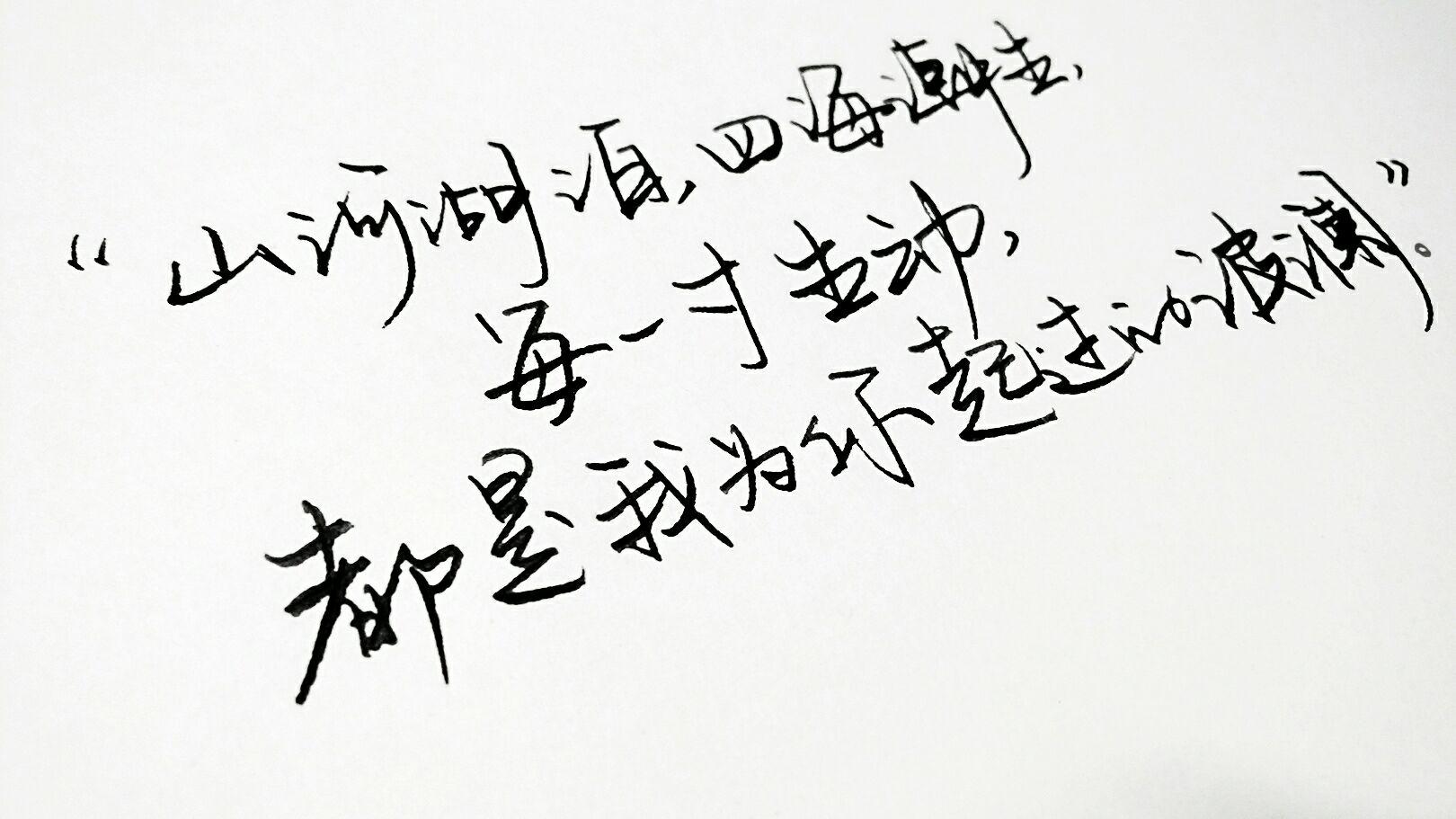 你见过哪些极富美感的手写钢笔字