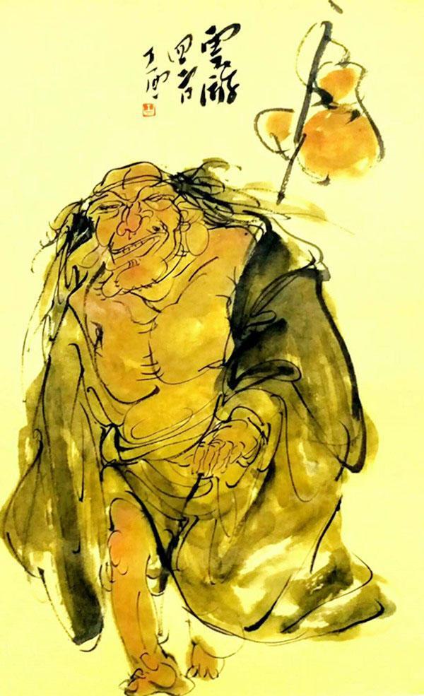 观赏画家涂白先生笔下的仙人图