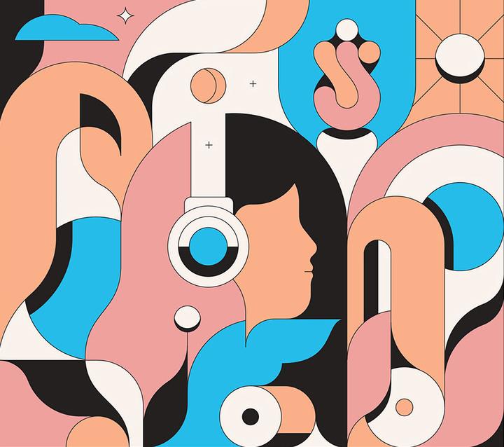 几何插画设计欣赏