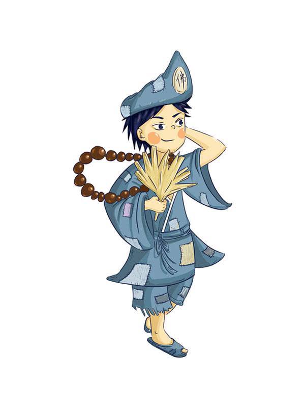 姑娘出"寄寓客家牢守寒窗空寂寞",济公的下联看破红尘