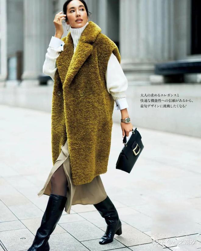 冬天“长靴”这样搭配衣服，优雅不冻人，比想象好看！ - 知乎