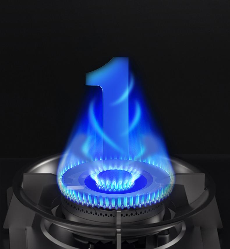 它的燃气灶最大火力为5.0kw,烹饪爆炒菜品也毫无压力.