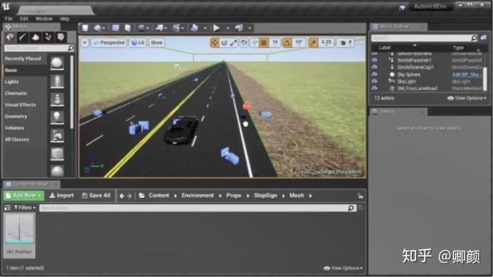 MATLAB结合Unreal Engine构建用以自动驾驶仿真测试的逼真驾驶场景 - 知乎