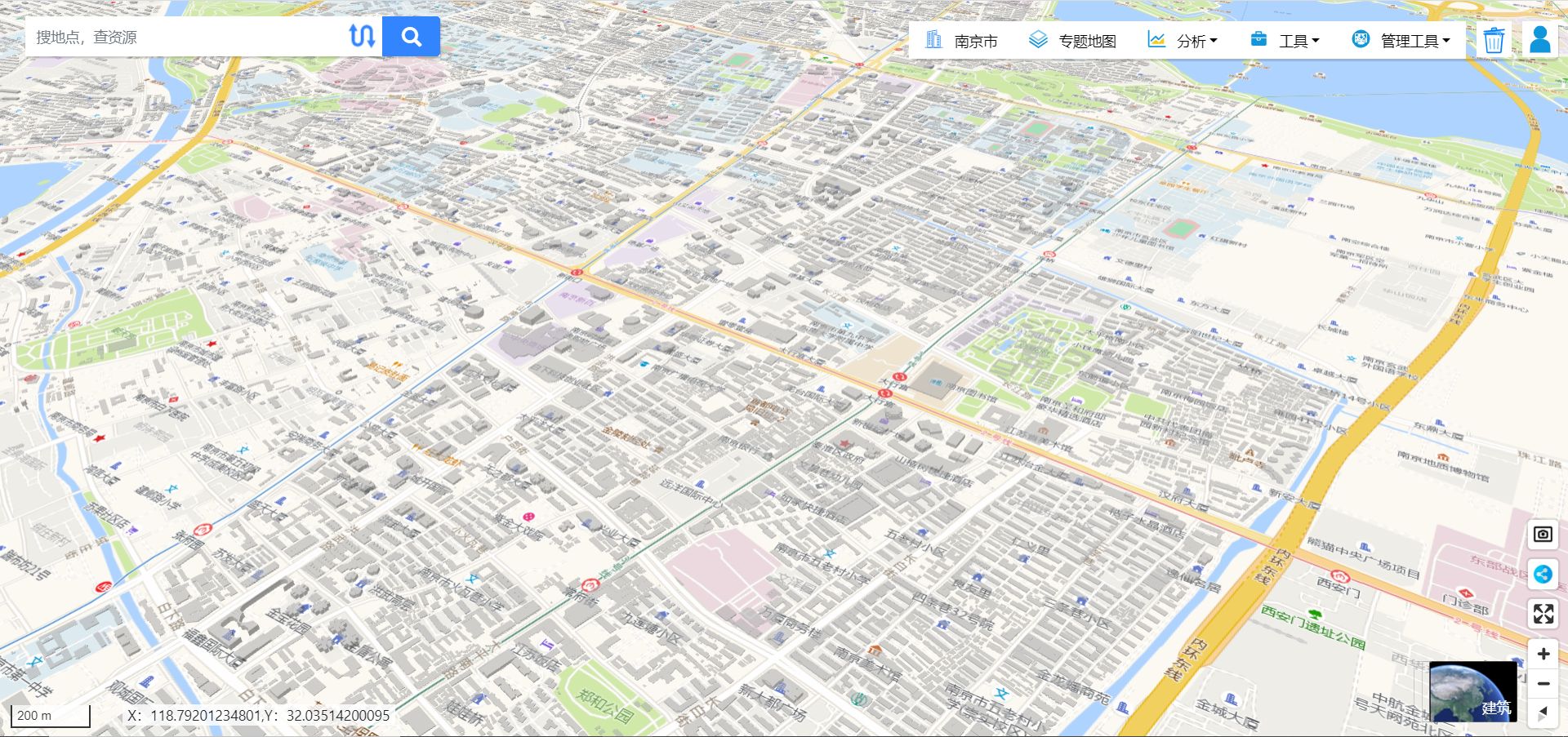 百度地图3d街景地图图片