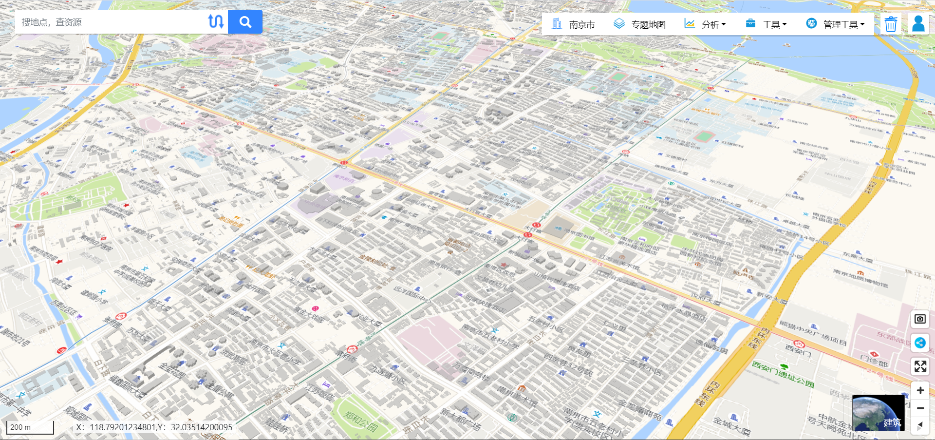 百度地圖的3d地圖中的道路和立交橋是怎麼製作的是使用gis數據生成的