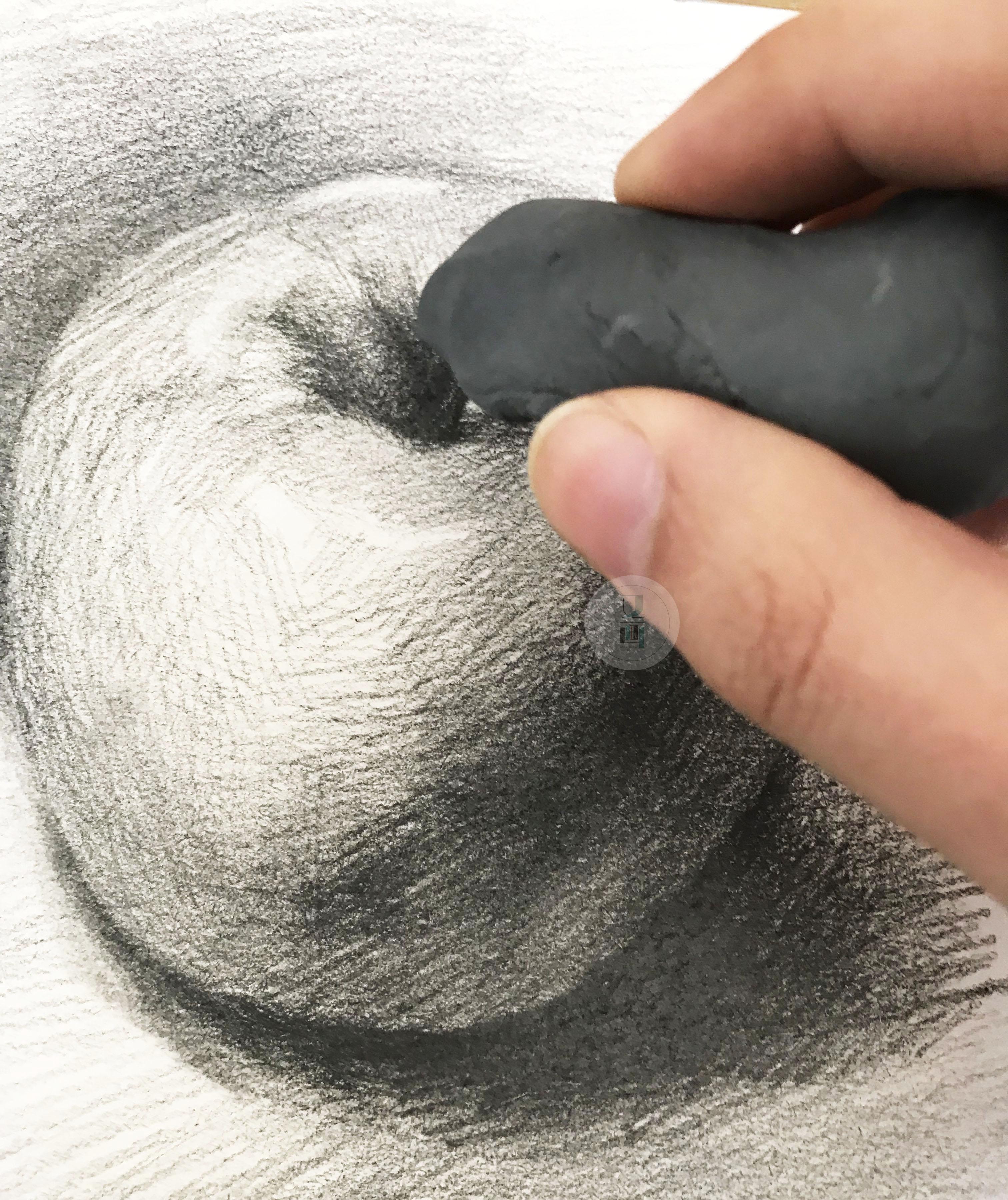 素描橡皮泥的使用小技巧