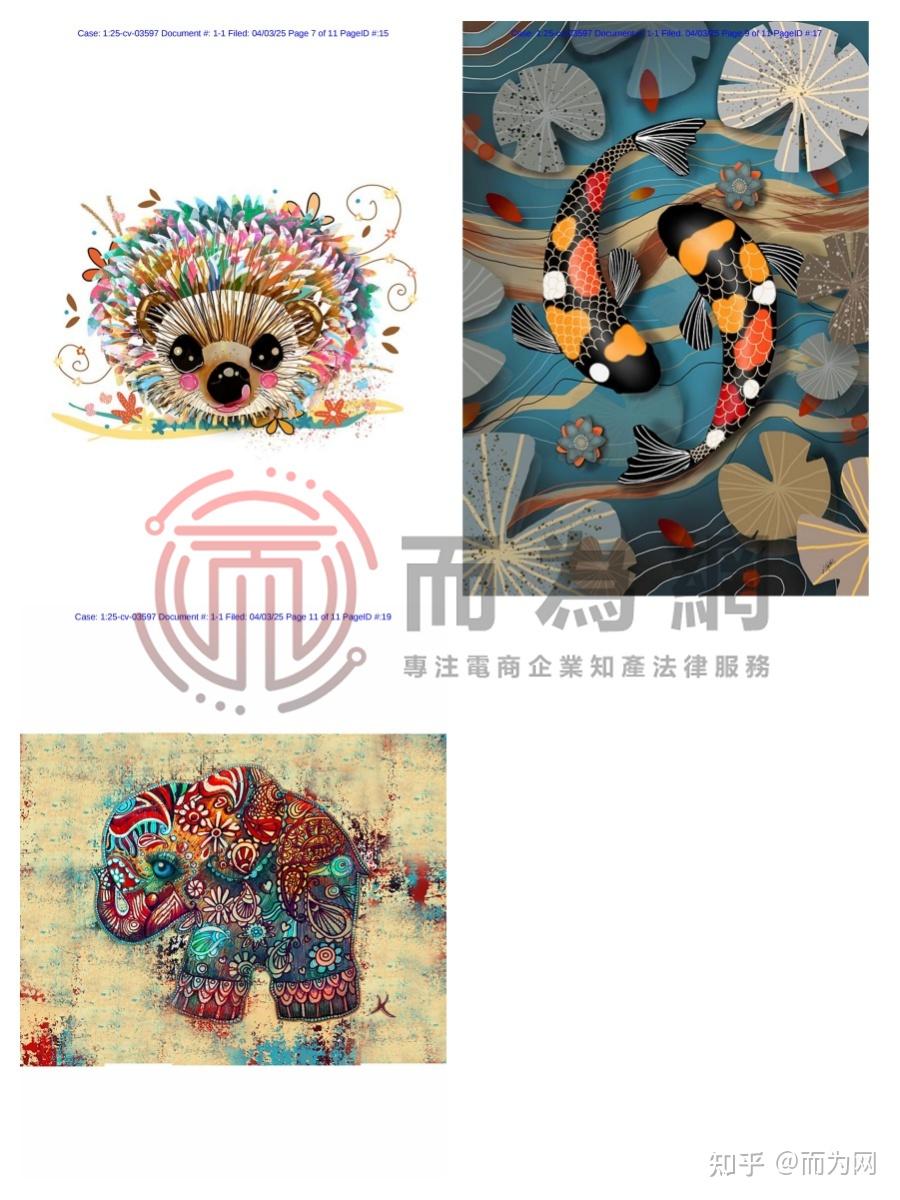 【侵权快讯】25-cv-3597 Keith全新版权案!这几张动物插画不能卖了,速看避雷! - 知乎