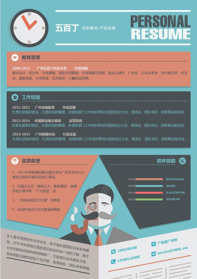 有几年工作经验的人的简历到底几页为好?