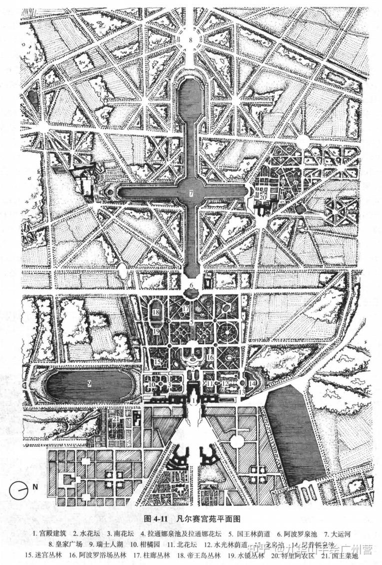 【风景园林理论】《西方园林史》经典园林平面图-画图题必备素材(上) - 知乎