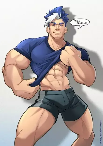 身材健硕,腹肌胸肌齐全的养眼帅哥.下面开始舔屏吧!