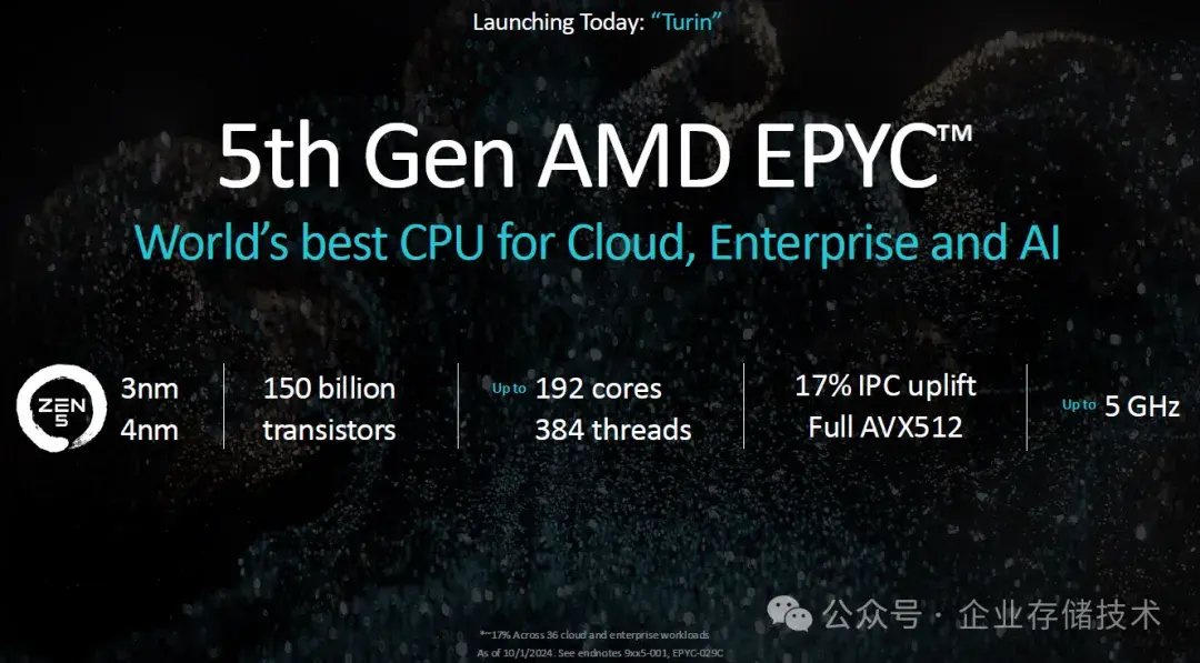 AMD EPYC 9005 (Zen 5&5c) 服务器CPU架构解读 - 知乎