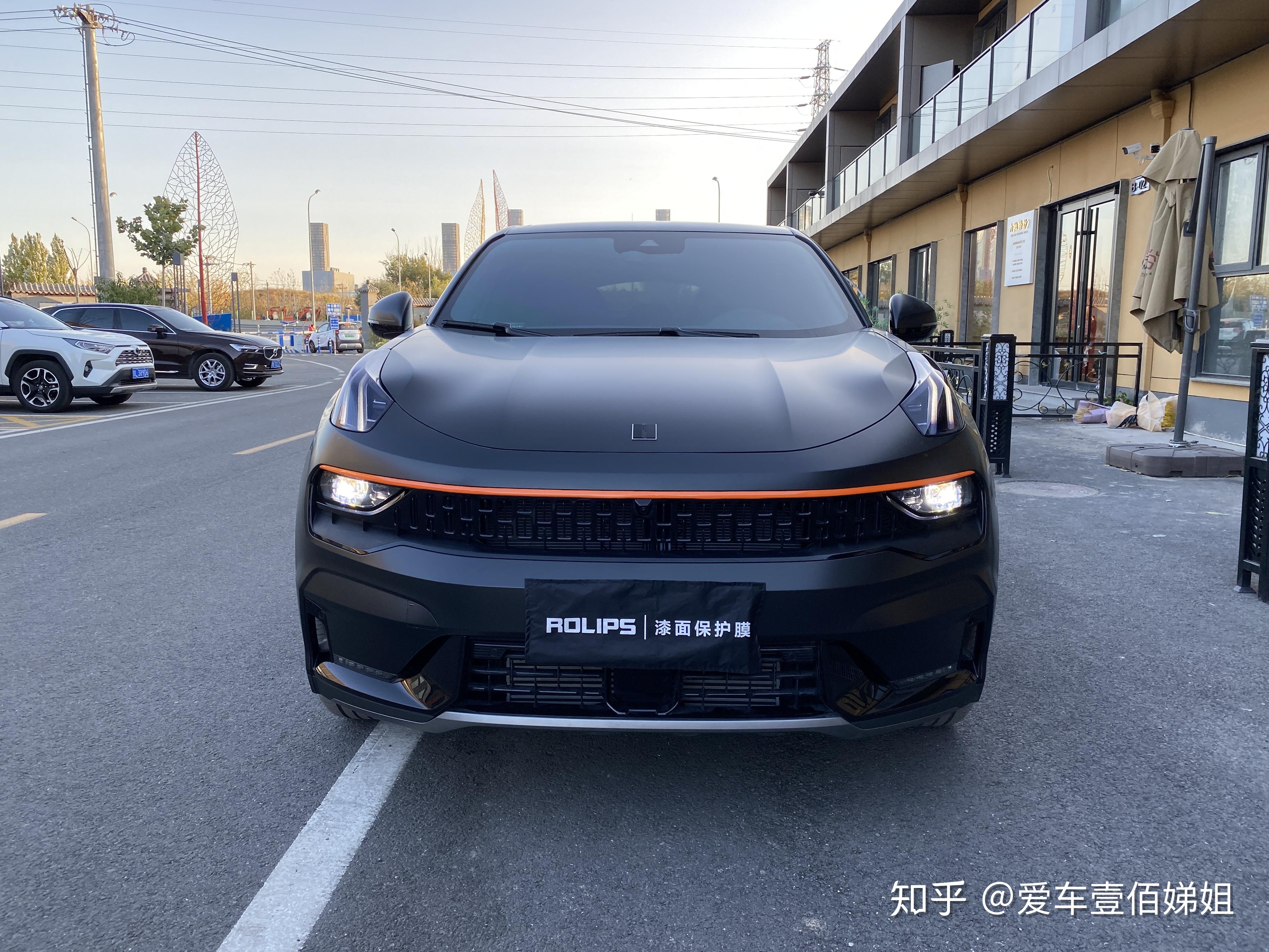 领克05施工哑光车衣放毒时刻