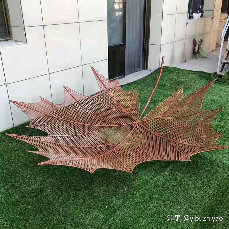 河南镜面不锈钢树叶雕塑制造 zhuanlan.zhihu.com