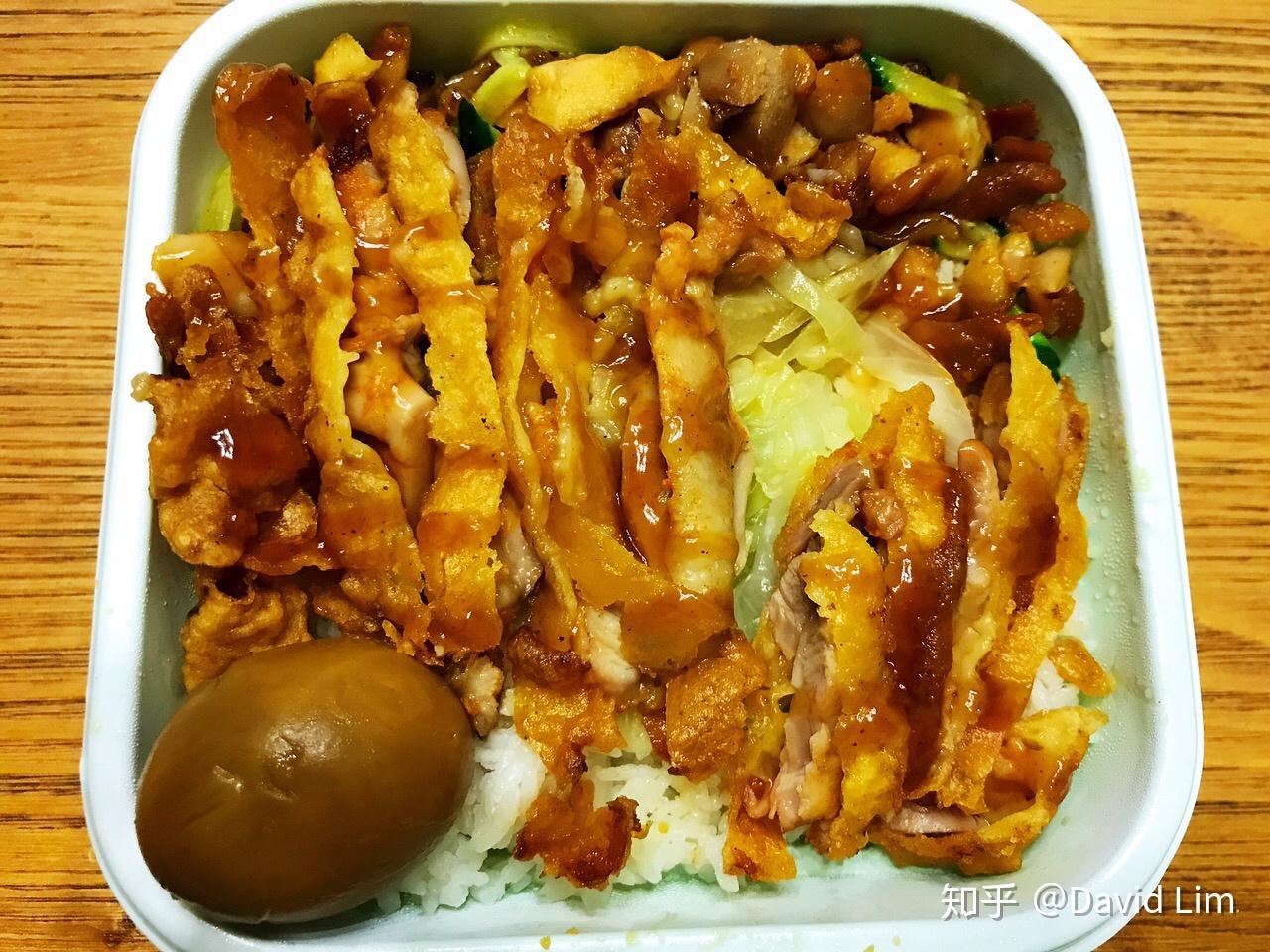 雙拼脆皮雞加蜜汁烤肉飯