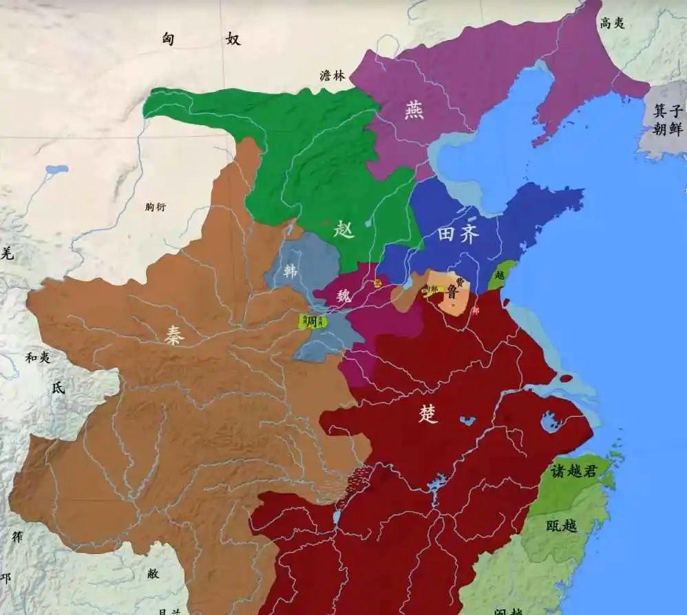 春秋战国地图(全集) - 知乎