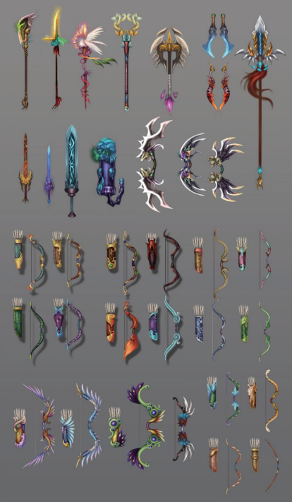 游戏设计|角色概念人物和武器道具设定（下） - 知乎