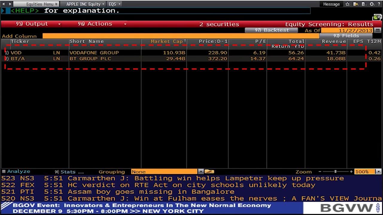 彭博终端Bloomberg的常用代码 - 知乎