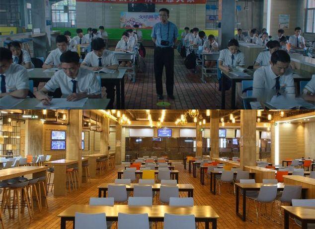 厦门英才中学它在剧中是南川中学,还记得剧里光明顶叫学生们去食堂