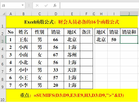 会计常用16个Excel函数动图教程+32款函数报表模板!插图7 会计常用16个Excel函数动图教程+32款函数报表模板!插图7