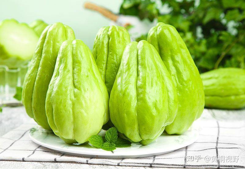 佛手瓜因其独特的外形和丰富的营养价值而受到人们的喜爱.