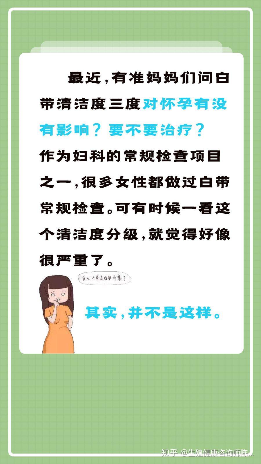 白带清洁度三度,严重不,会不会影响怀孕? 