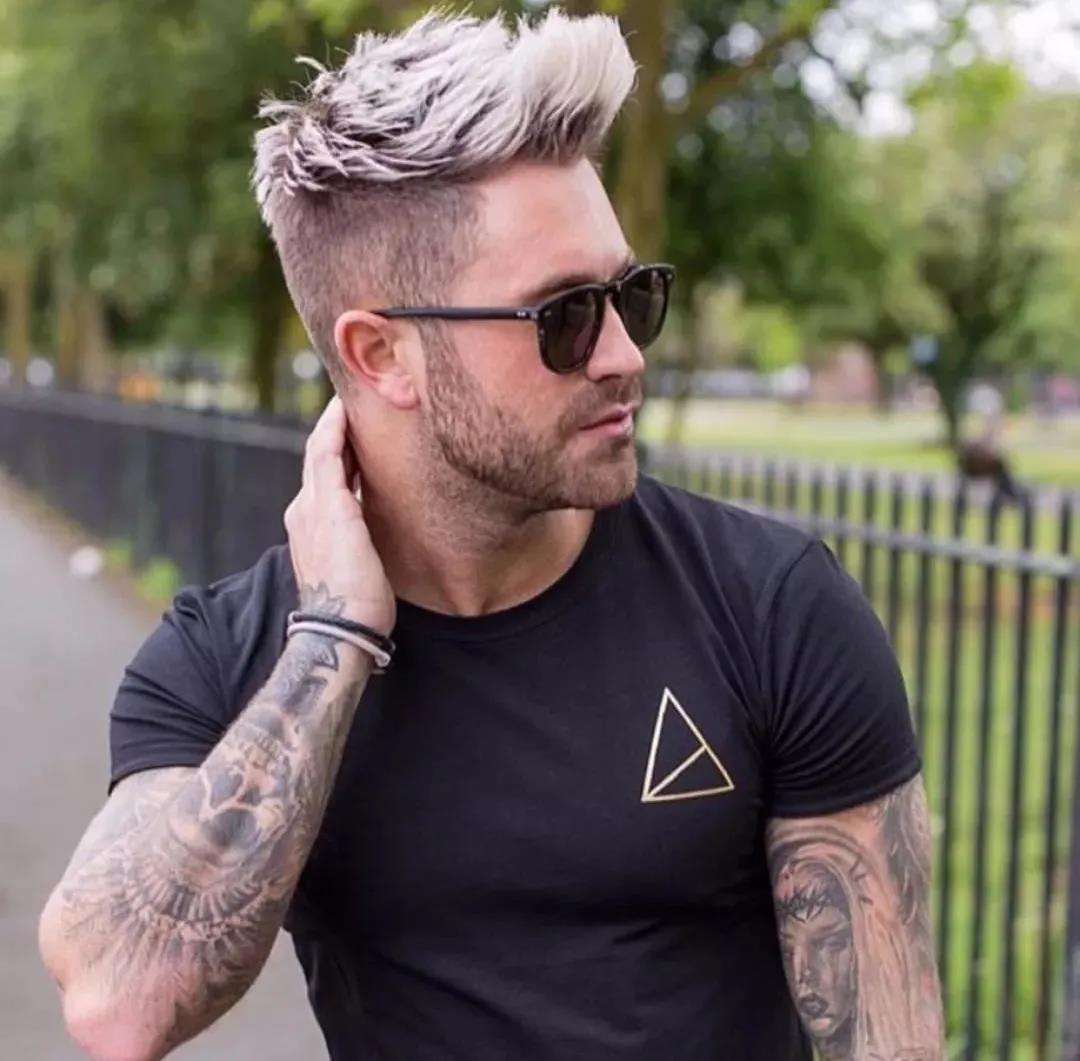 【美发图鉴】独具魅力的飞机头 型男们的潮发选择! - 知乎