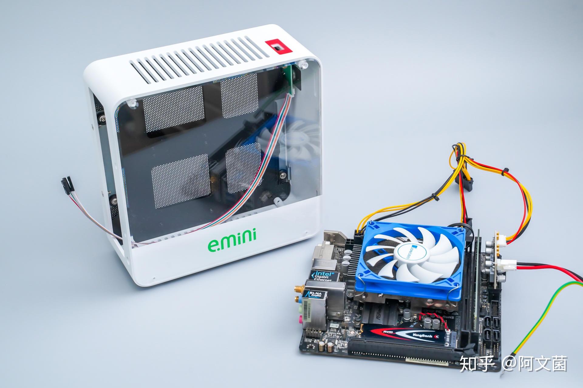 手把手教您组装一台漂亮的itx主机i39100t迷你电脑颜值高的htpc神器