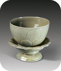 千字文|苏州博物馆之秘色瓷莲花碗