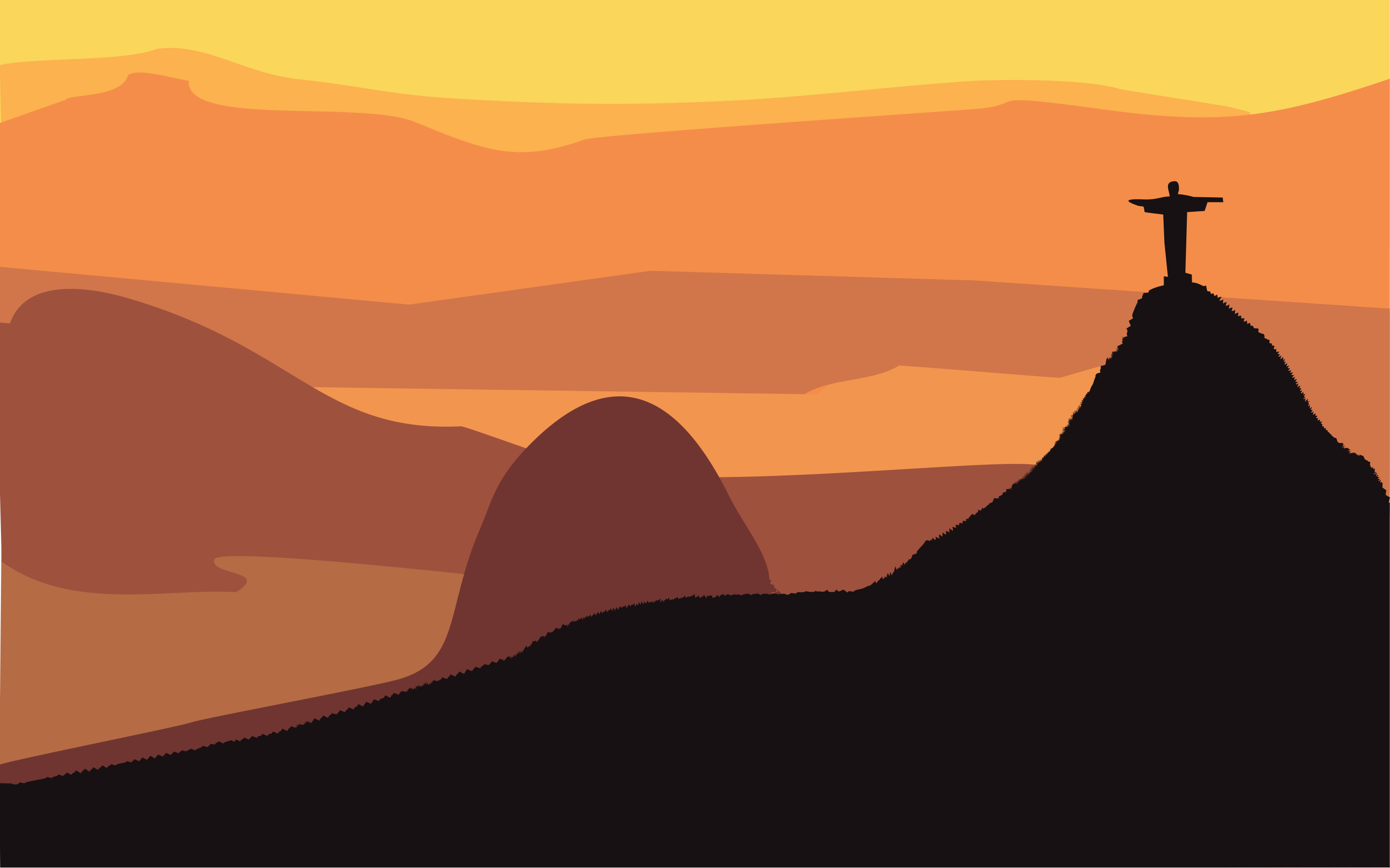 有什么简约的看着很舒心的电脑壁纸吗