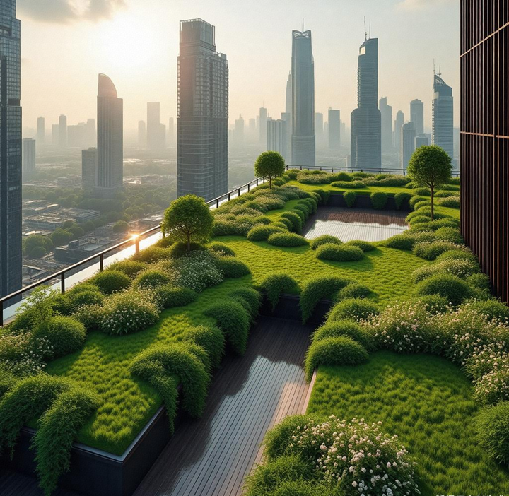 创新海绵型种植容器,引领屋顶绿化新工艺