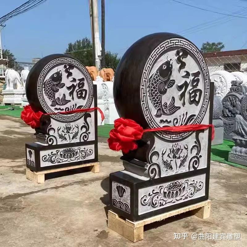 石雕门墩抱鼓石门口摆件介绍 - 知乎