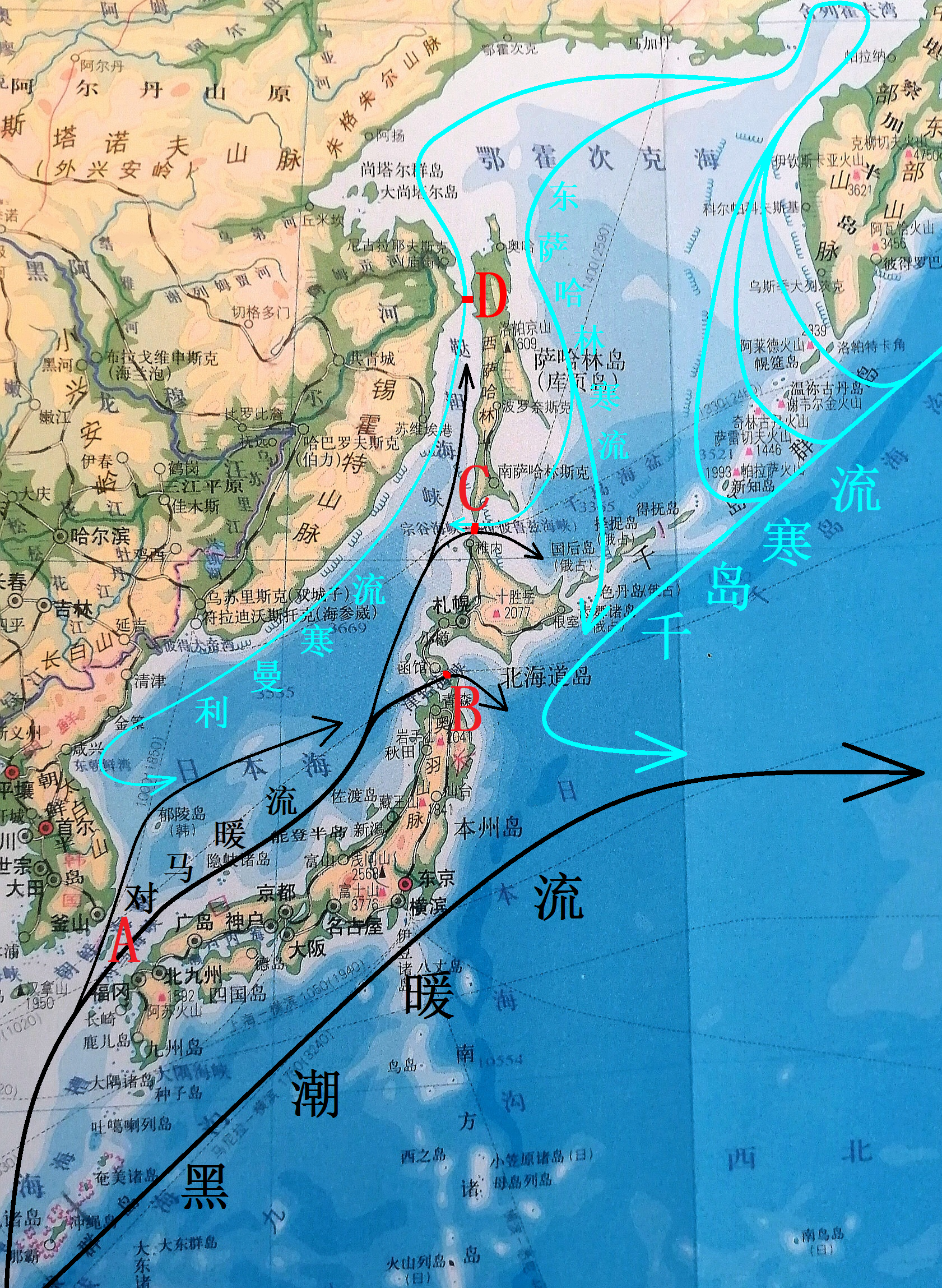 如果保留对马海峡把鞑靼海峡宗谷海峡津轻海峡三个堵上几个日本海会有