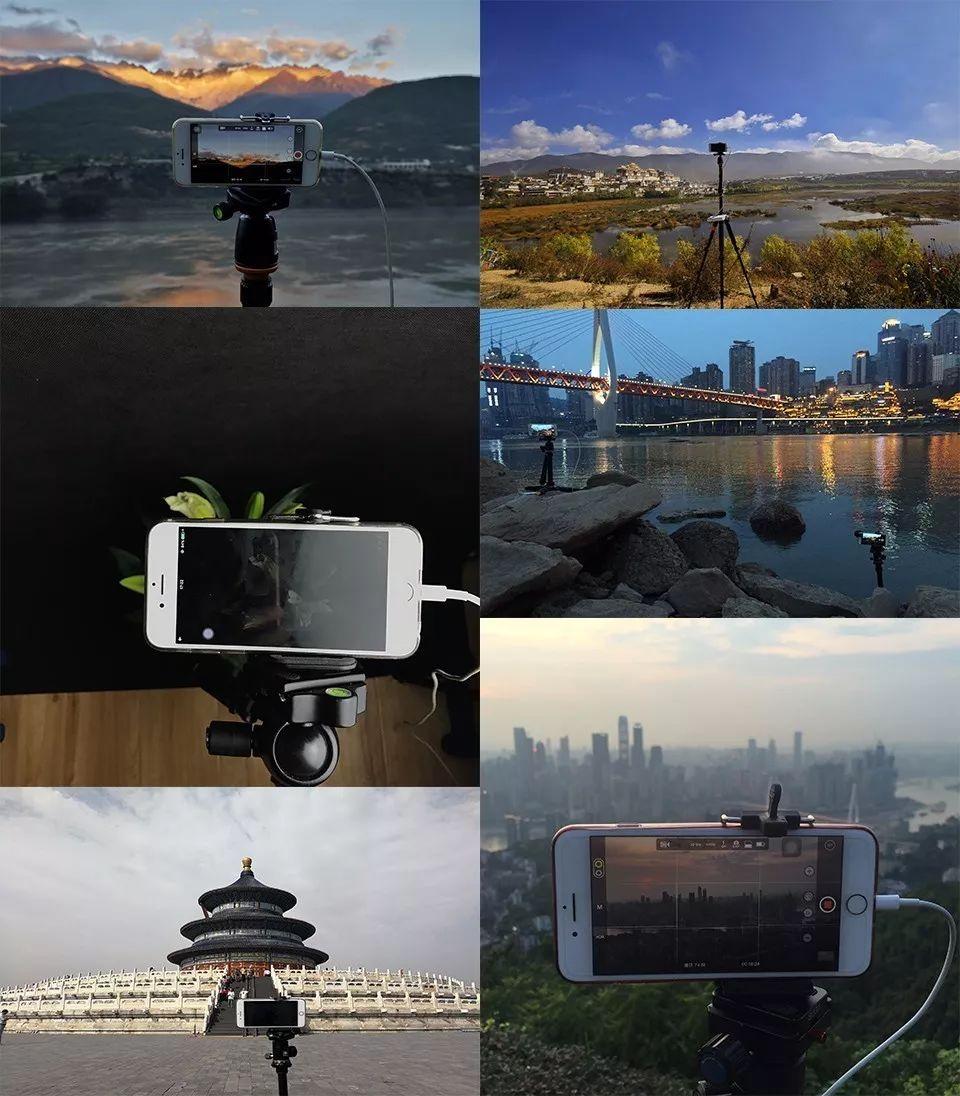 ▼手机延时摄影拍摄花絮云开雾散(香格里拉),iphone6拍摄城市日转夜