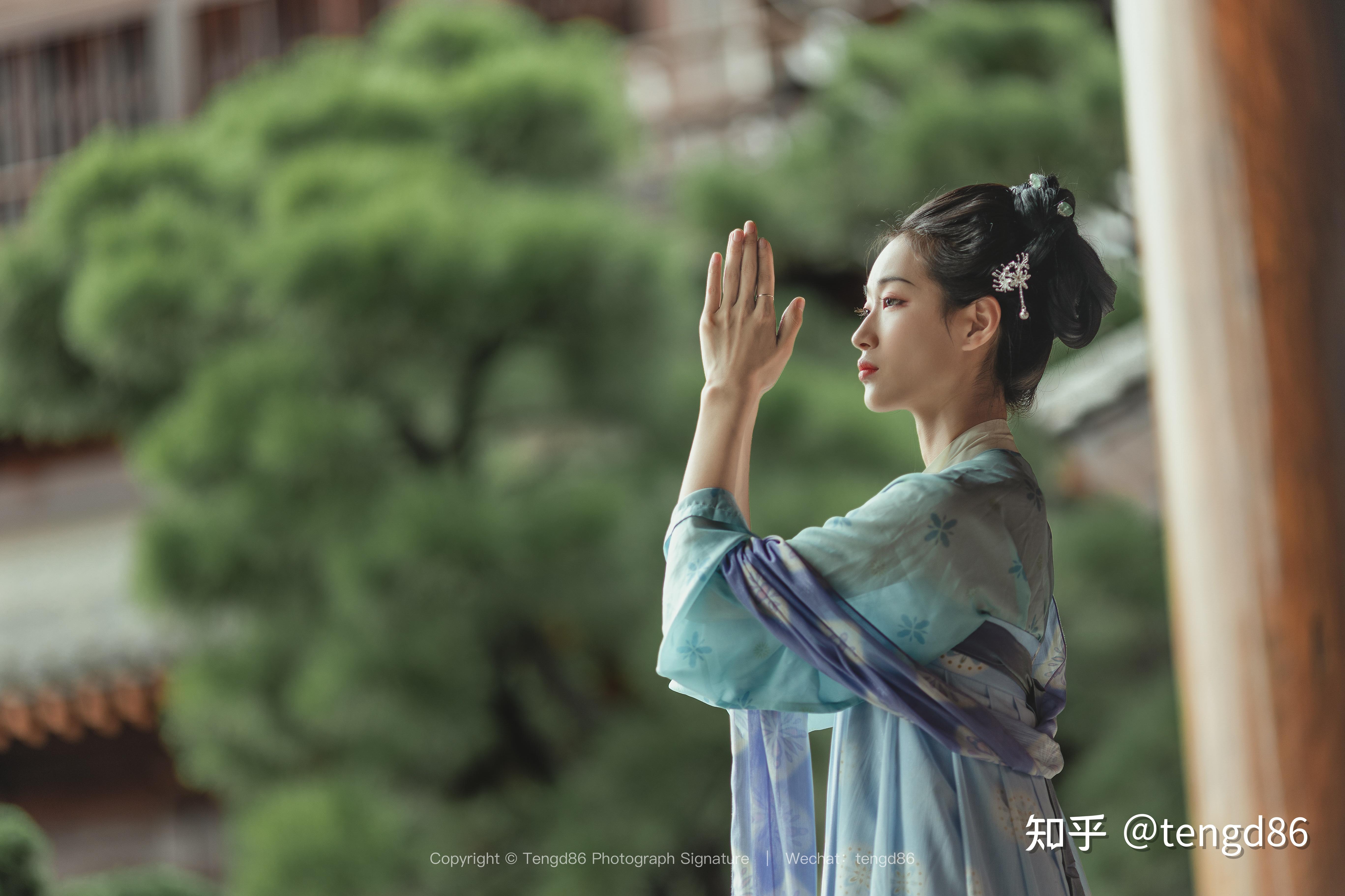 梦回晚唐网红京都宫殿宝山净寺汉服拍摄