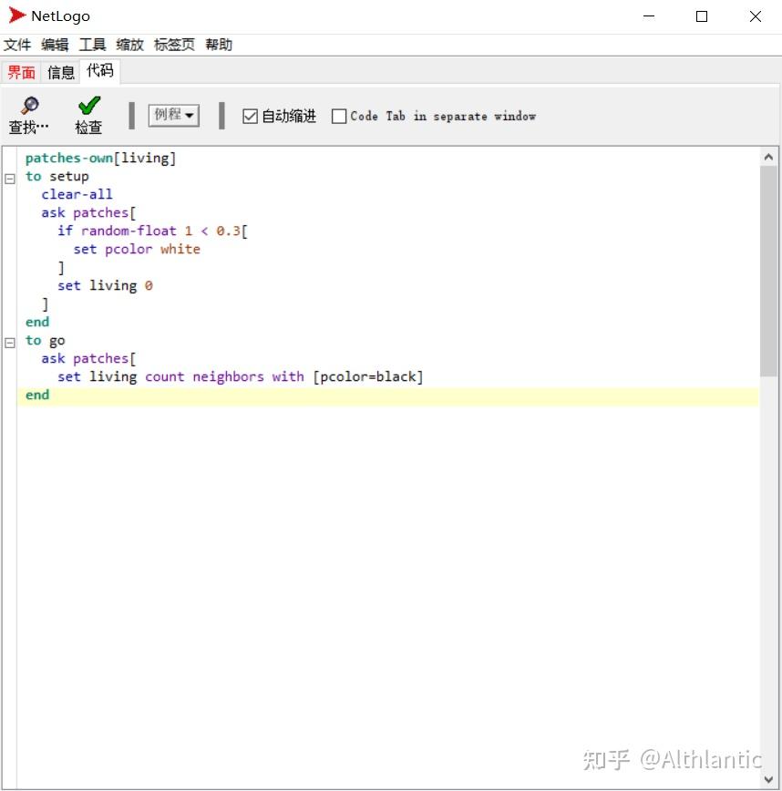 NetLogo的拓荒之路——生命游戏（Game of Life） 知乎