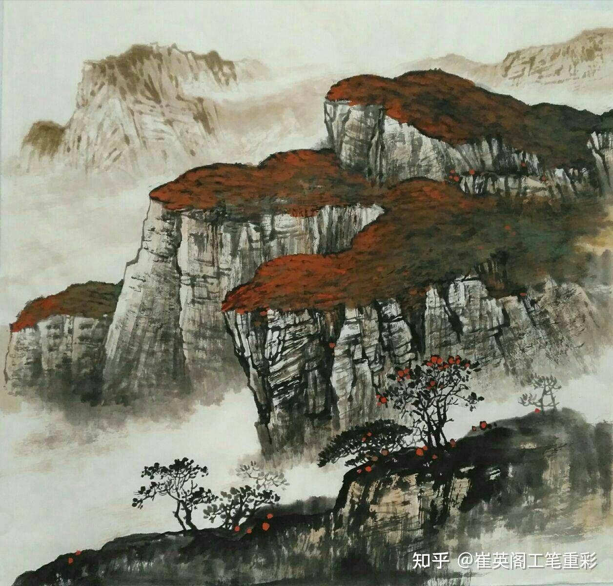 侯树林中国画山水作品选