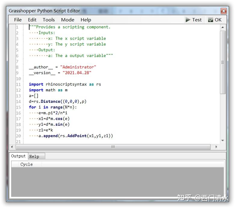 grasshopper for python在rhino中的运用(四) - 知乎