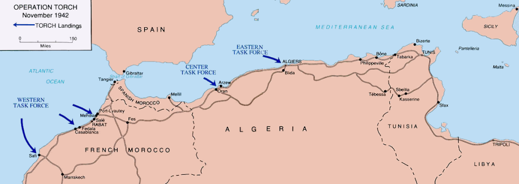北非战役地图图片