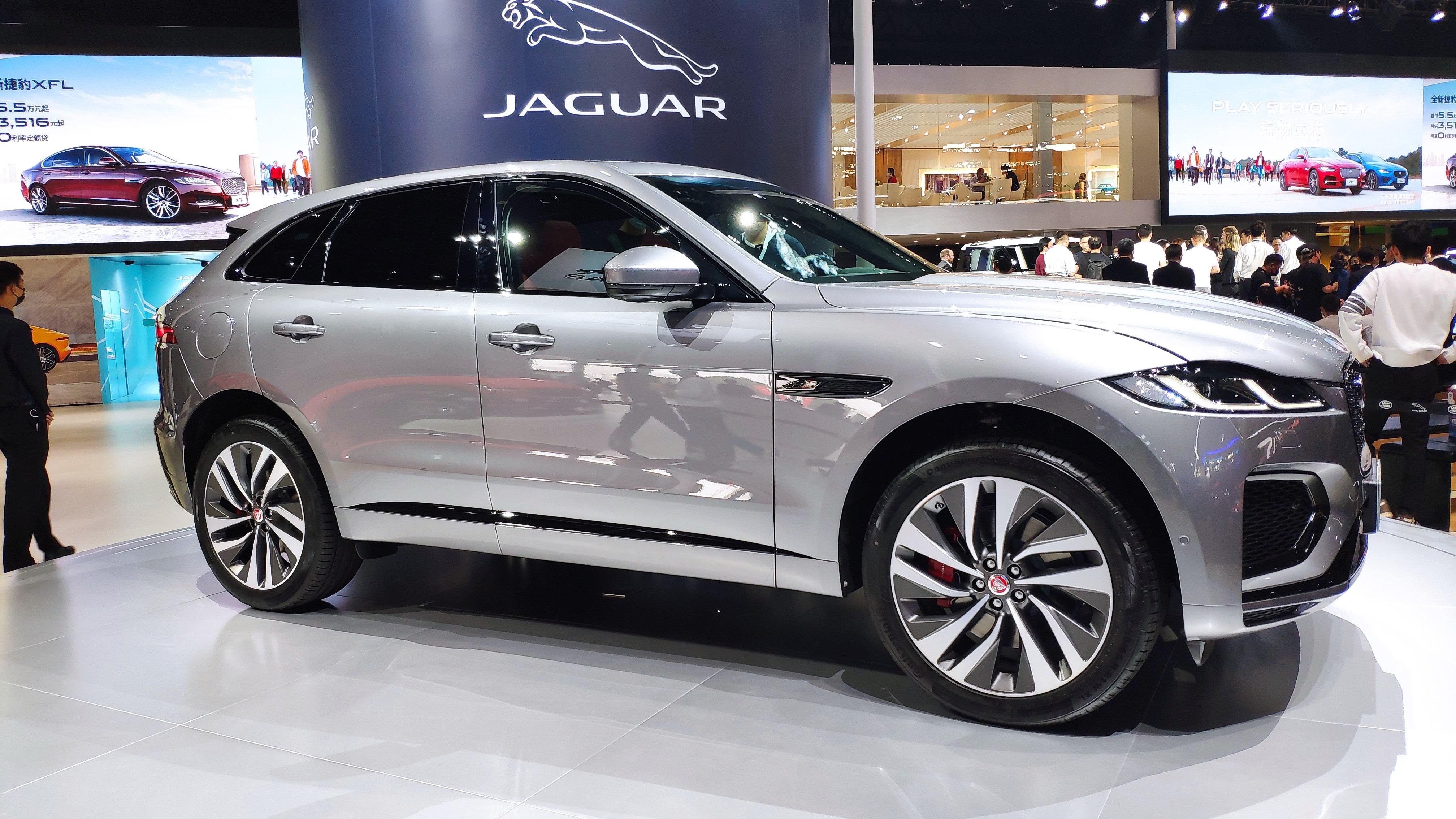 2020年广州车展新款捷豹fpace实车奥迪q5l的劲敌