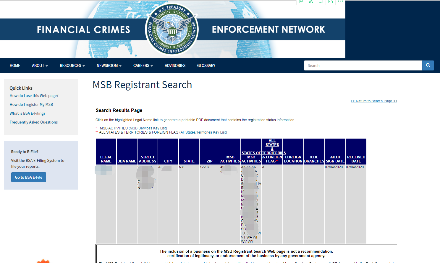 谁有美国msb牌照官网查询网址? - 知乎