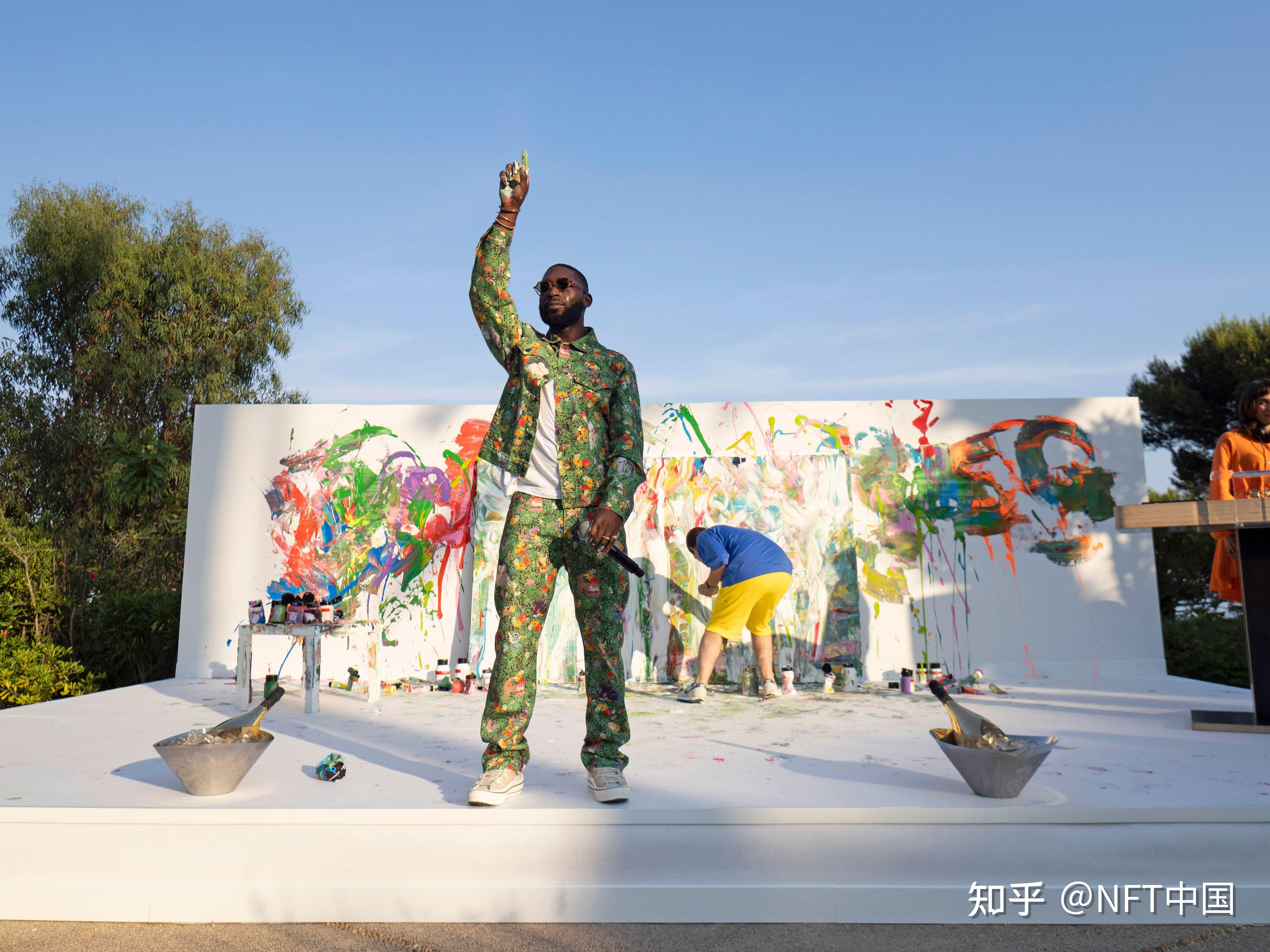 呈现未来,萨桑·贝南-巴赫蒂亚 (sassan behnam-bakhtiar) 的现场绘画