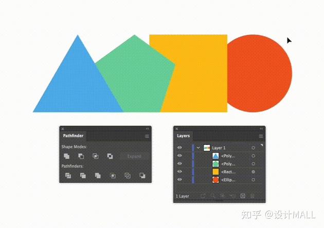 如何在 Illustrator 中组合路径 - 知乎